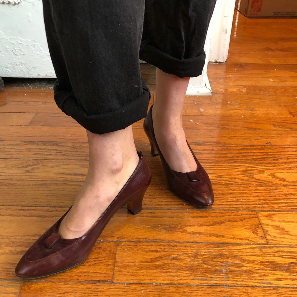 Vintage Ferragamo Kitten Heels